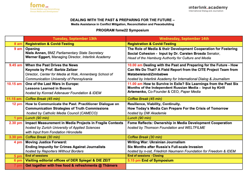 Symposium 2022 Program « fome